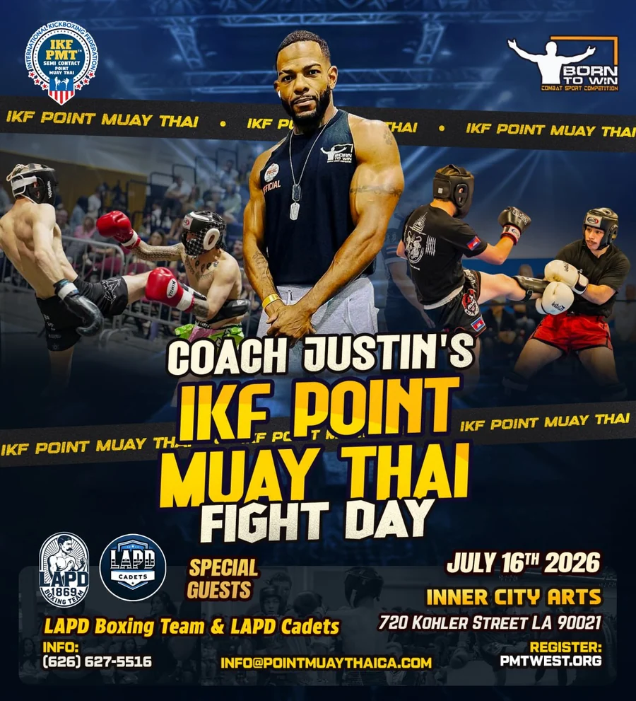IKF Point Muay Thai — Coach Justin's Fight Day