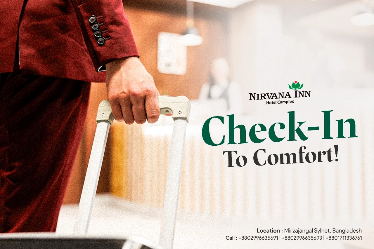 'Check-In to Comfort' social post