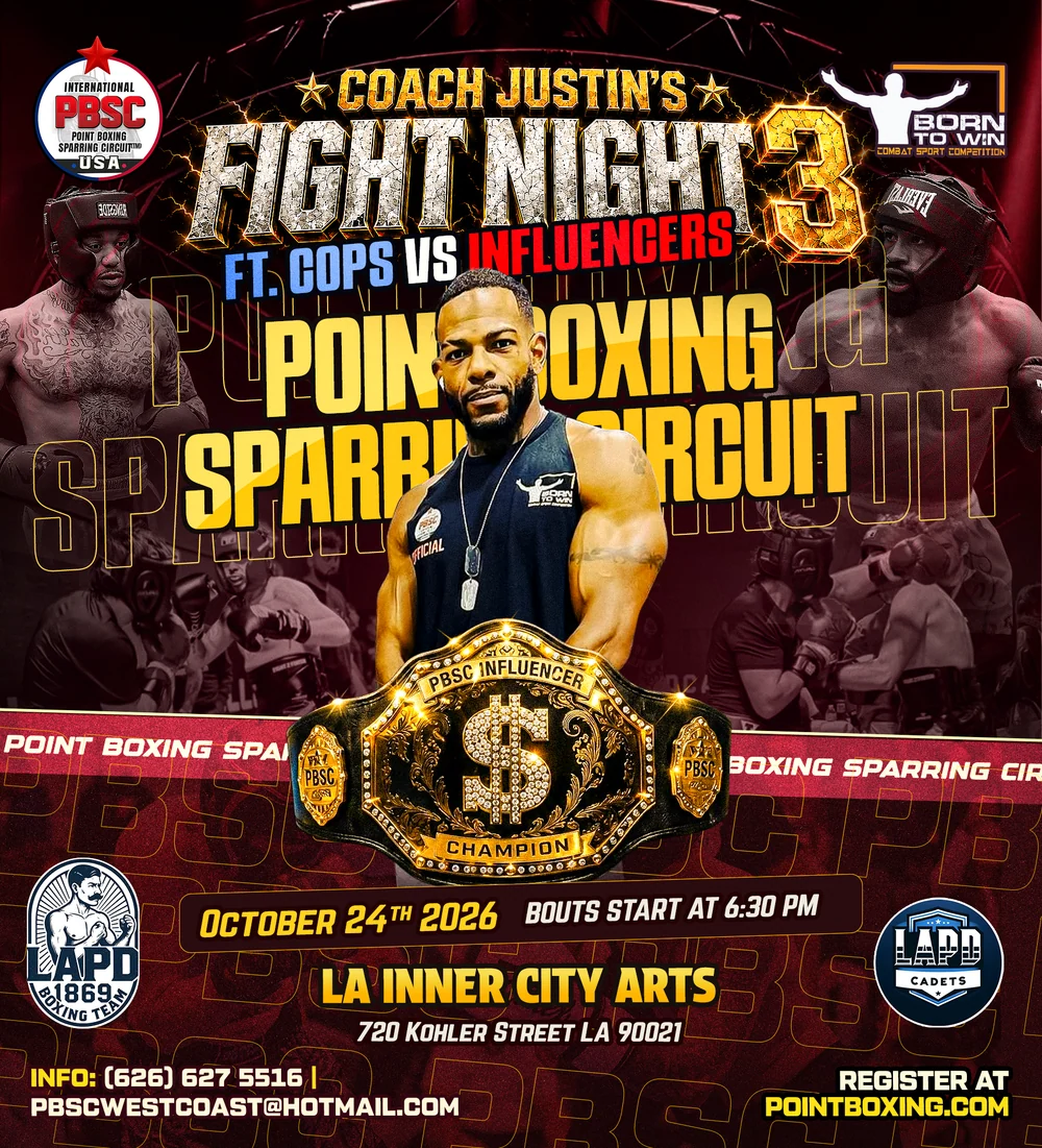 Coach Justin's Fight Night 3 flyer