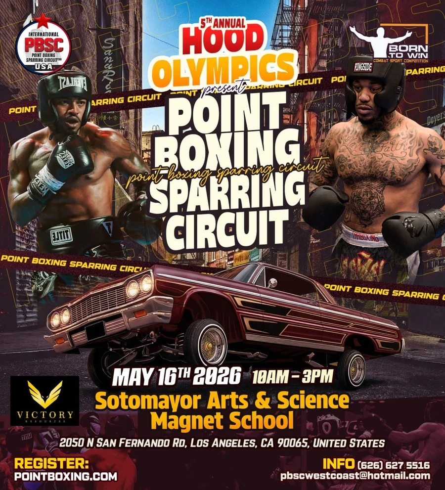 Hood Olympics 2026 flyer